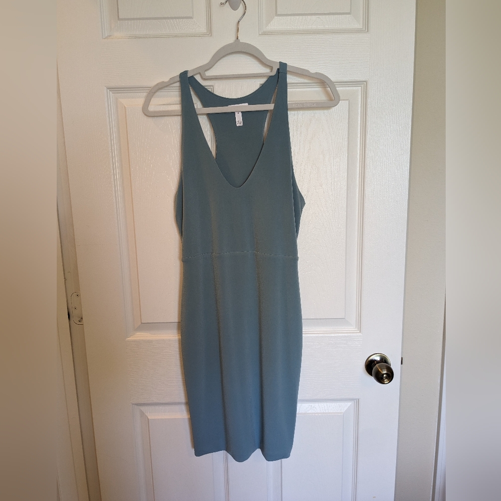 Blue cocktail dress